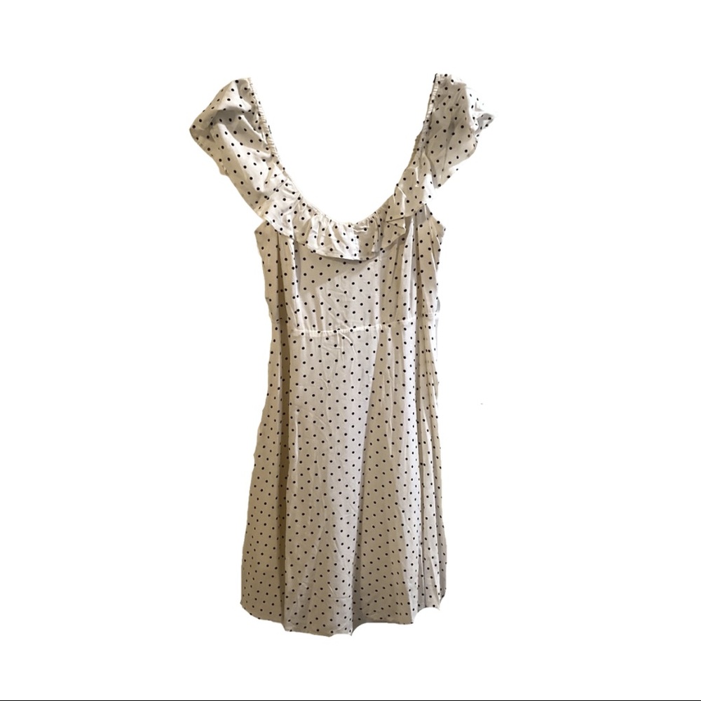 New with tags! Cream polka dot midi dress.